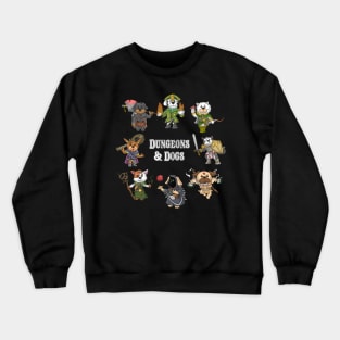 Dungeons And Dogs Crewneck Sweatshirt